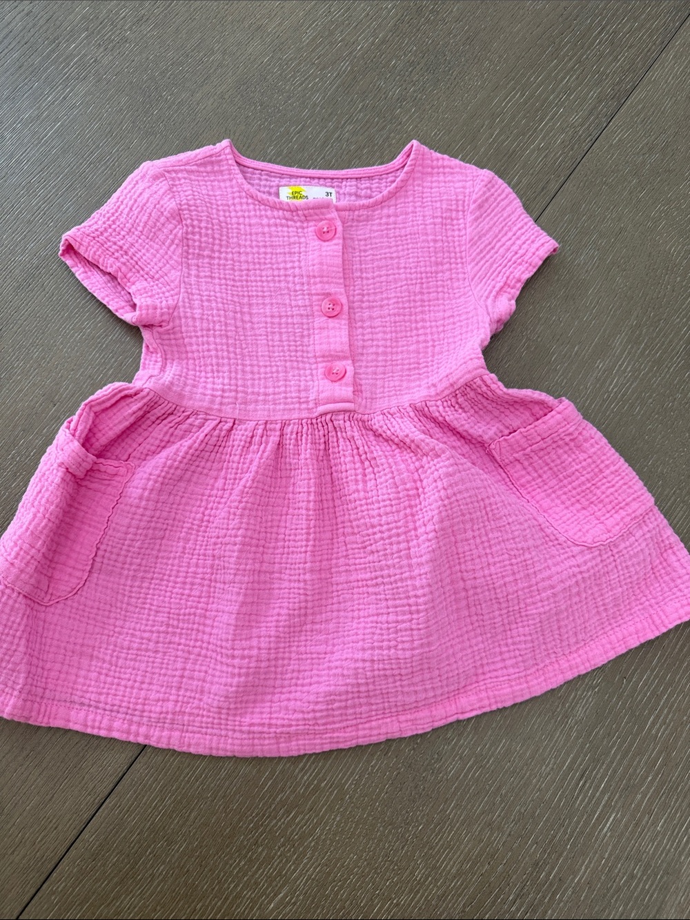 Lot of 4 Toddler Short-Sleeve Dress for Girls - Picture 5 of 10